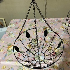 美品ハンギングアイアン黒の画像