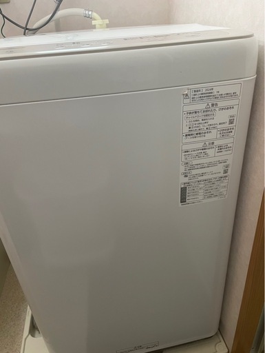 【取引決定済み】美品　Panasonic洗濯機7キロ2024年式