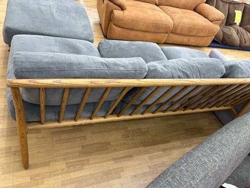 【ドリーム川西店限定】☆ジモティー見たよ割引☆ 3Pソファ GRY クリーニング済み 【2125560000046482 】