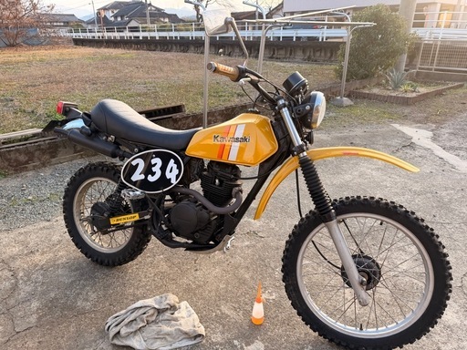 KL250 ビンテージオフロード　Kawasaki   　実働書付