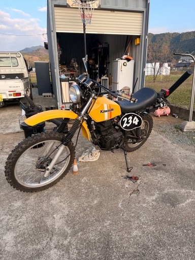 KL250 ビンテージオフロード　Kawasaki   　実働書付