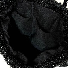 【未使用級】ANTEPRIMA アンテプリマ グリッター ワイヤーバッグ エナメルブラックの画像