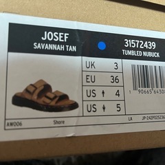 新品⭐︎Dr.Martens/JOSEF サバンナタン ダブルバックルサンダル UK3の画像