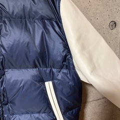 美品sacai  袖レザースタジャンの画像