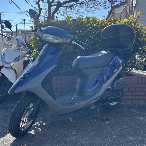原付スクーター　HONDA superDIO リアボックス付き