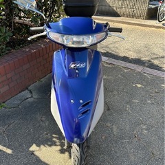 原付スクーター　HONDA superDIO リアボックス付きの画像