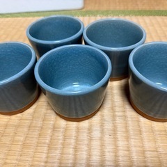 焼物フリーカップ5個セットの画像