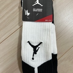【希少！新品未使用品】Air Jordan 靴下 Lサイズ 白/黒