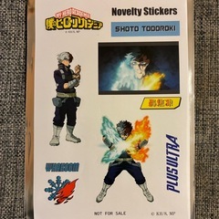 僕のヒーローアカデミア ステッカー＆缶バッチの画像