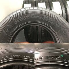 【新品】DUNLOP SPLT50M 195/85R16 114/112N LT 16インチ ライトトラック用 夏タイヤ 6本 22年製 アトラス エルフ デュトロ等　(STQ077)の画像