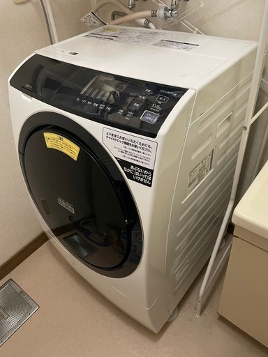 受け渡し者決定　乾燥機能付きドラム式洗濯機　