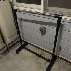 【商談中】【中古】ハンガーパイプ2つセット【未清掃】の画像