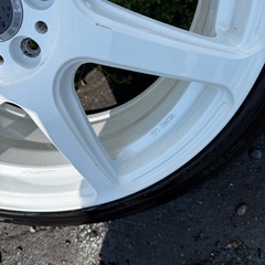 work T7R ホワイト 18インチ 5H100 7.5J  47の画像