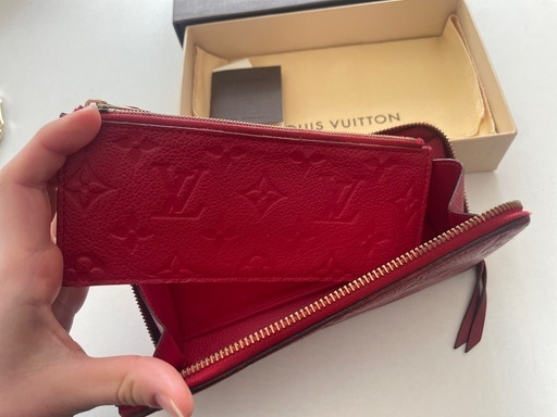 Louis Vuitton レッド 長財布