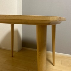 IKEA テーブル　ホワイト　ウッド　の画像