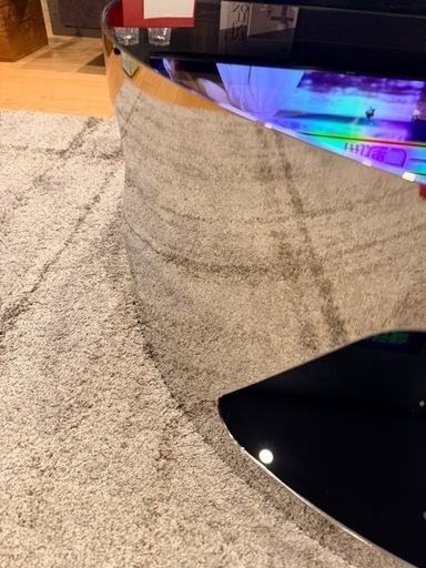 【定価10万】LushRoom ガラステーブル 90cm