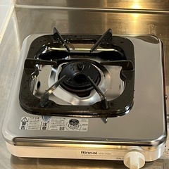 （お受け取り先決定しました）Rinnai 1口ガスコンロの画像