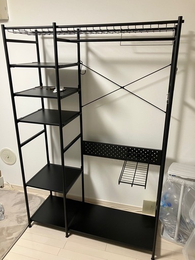 ニトリ マルチハンガーラック(BN123BK) (金子義経) 北千住の収納家具