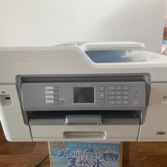 【2025年6月に購入したプリンタ美品】brother MFC-J6583CDW A3対応複合機の画像