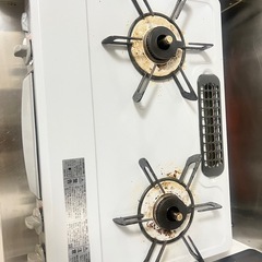 (取り引き決まり)リンナイ ガスコンロ 2口＋グリル付き（RTES65GR） の画像