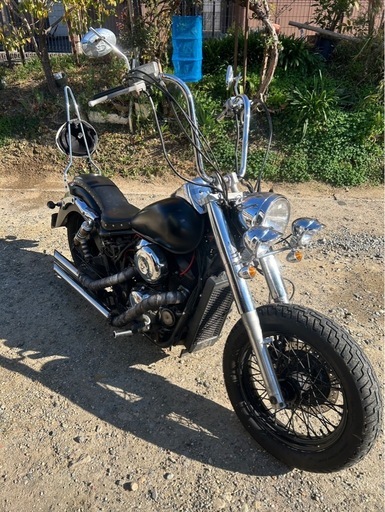 ホンダ　シャドウ400 チョッパーカスタム　制作途中　車検あり