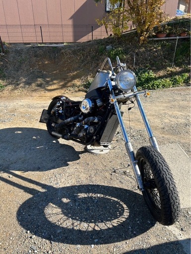 ホンダ　シャドウ400 チョッパーカスタム　制作途中　車検あり