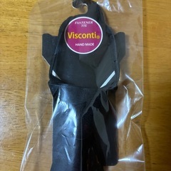 Visconti ブラック 礼服用ネクタイの画像