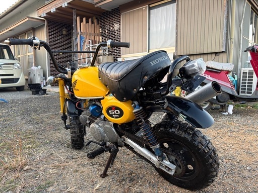 ホンダモンキーAB27 12V 国産エンジン国産フレーム社外パーツ多数