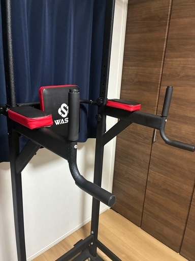 中古　WASAI（ワサイ） ぶら下がり健康器 懸垂マシン 懸垂バー 【最大高さ220CM/耐荷重150kg】