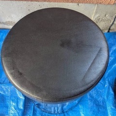 ドラム缶チェア、韓国チェア、2つセットの画像