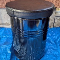 ドラム缶チェア、韓国チェア、2つセットの画像