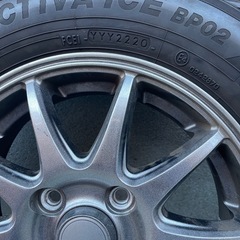 【スタッドレタイヤ＆アルミホイール】　バリ山　軽自動車の画像