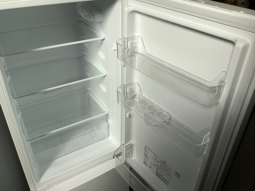 安心の1年保証付き！！　maxzen　2ドア冷蔵庫　JR157ML01WH