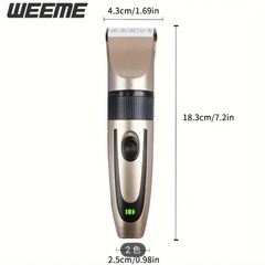 プロフェッショナル 充電式 ヘアクリッパー 特殊 電動はさみ 美容院 家庭用 シェーバー 理美容 ツールの画像