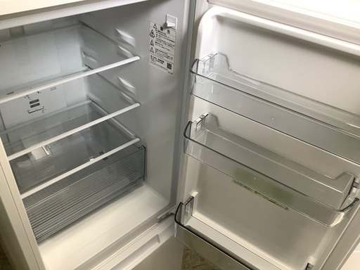 安心の1年保証付き！！　SHARP　2ドア冷蔵庫　SJ-D18P-W