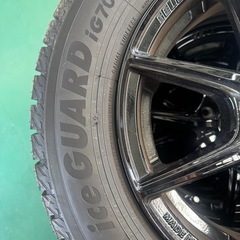 【美品】フィットコンパクトカー　　スタッドレス＆アルミホイールの画像