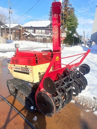 ワドー除雪機 SS265H ディーゼルエンジン除雪機 油圧ローリング　無断シフト　26馬力
