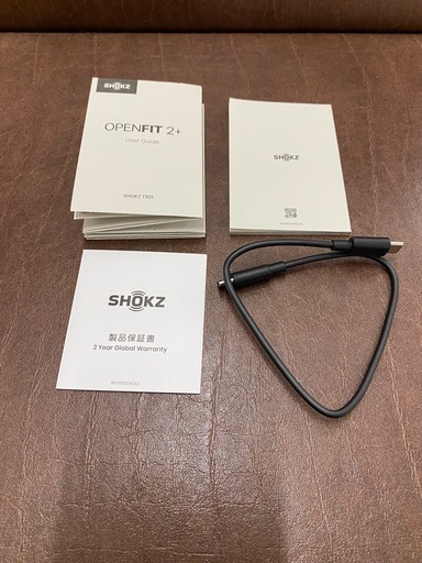 【決まりました】☆Shokz ワイヤレスイヤホン Open Fit 2+ ブラック T921