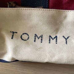 TOMMY HILFIGER トミーヒルフィガー ボストンバッグ レッドの画像