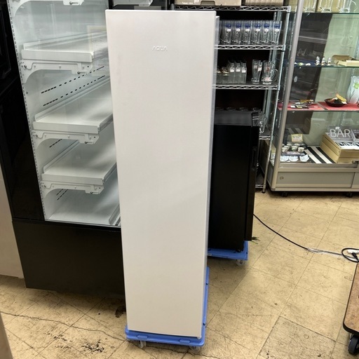 7084【訳あり美品】2022年製 AQUA トップ ホームフリーザー 冷凍庫 AQF