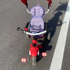 三輪車　押し棒つき　tokotoko trike 1.5歳〜4歳ごろまでの画像