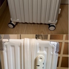 スーツケース 機内持ち込みホワイト, L (62L/1週間程度)の画像