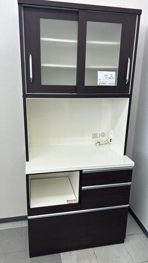 ★リユースのサカイ千葉中央店★  レンジボード ブラウン H201×D51×W89 クリーニング済み TC6030