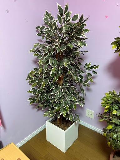 造花　観葉植物4点(鉢セット)