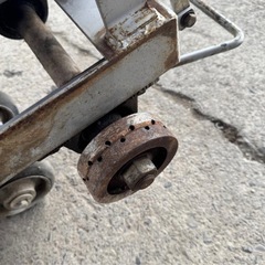 A-287△ v 岐阜発/ MEIHO/ エンジン式/ コンクリートカッター/ MC-16N/ 実動 動画刃なし/ アスファルトカッター/ 現状品/ R7.8/27 △の画像