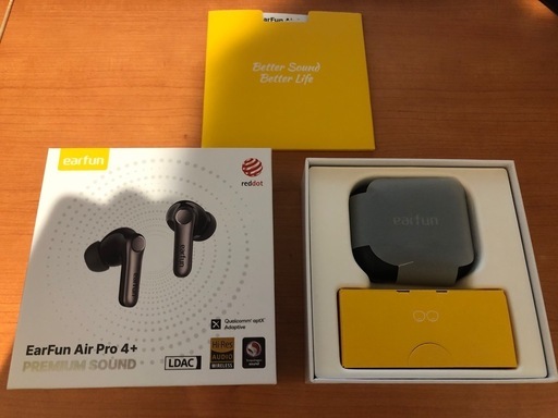 1/5受け渡し【美品】ワイヤレスイヤホンEarFun　Air Pro 4+ Black