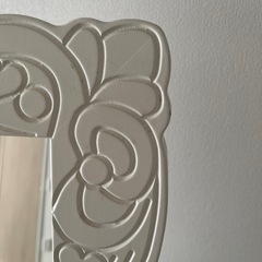 アンティーク調 大型 姿見 スタンドミラー シャビーシック の画像