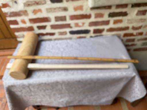 餅つきに欅4寸杵（きね）未使用品