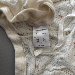 ノースリーブロンパース　60の画像