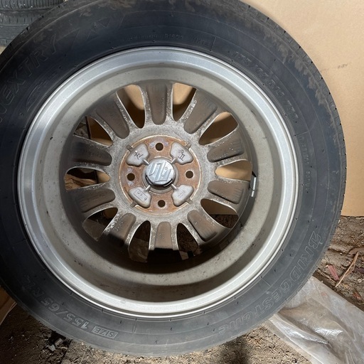 14インチラジアルタイヤホイール4本セット155/65/R14